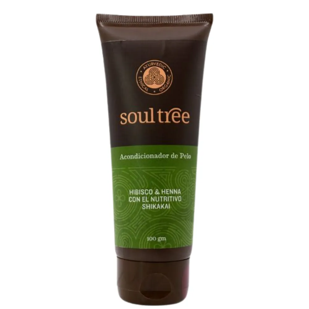 Soultree Acondicionador con Hibisco, Henna y Shikakai 100g - Imagen 1
